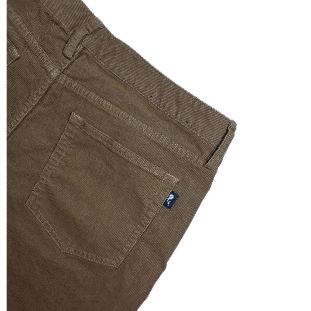 Vineyard Vines Brown‎ Corduroy Classic Fit 5 Pocket Pants Mens Size 33 X 32